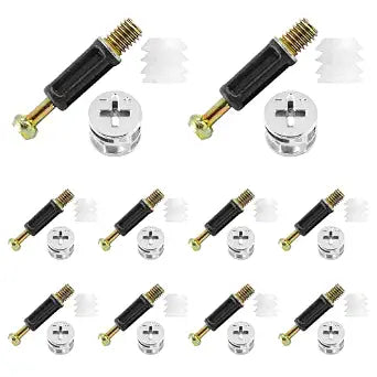 BokWin 10 Set 35mm Cam Lock Screws for Furniture