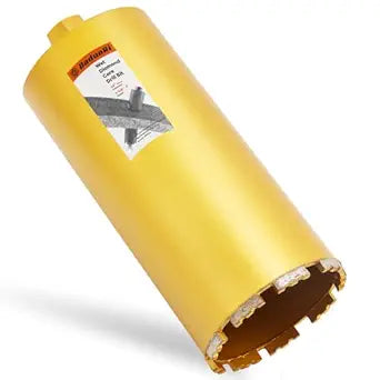6 1/4" Wet Core Drill Bit, 1-1/4"-7 Thread, High-Performance 6.25 Inch Diamond Core Bits for Concrete, 14" Drilling Depth for Reinforced Concrete, Masonry, Brick Block,Cement, Stucco(159mm)