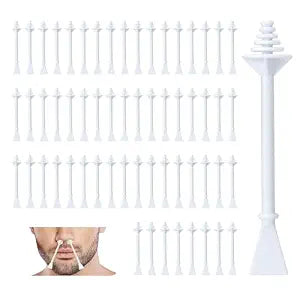 Nose Hair Wax Sticks, 60 Pcs Nose Wax Applicator Sticks