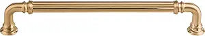 Top Knobs Reeded 7" CTC Cabinet Bar Pull Honey Bronze TK324HB