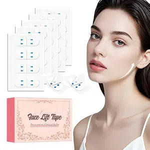 Face Lift Tape, Face Tape Lifting Invisible, Sagging Skin Around The Face, Hides The Double Chin and Creates A v-Shaped Face 200PCS