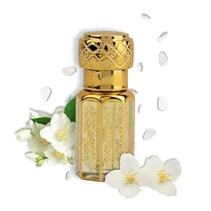Jasmine Perfume Oil Luxury Long Lasting Perfume for Women & Men | Floral Sweet Romantic Fragrance Oil | Alcohol Free Arabian Perfume Oil 6mL / 0.2 Fl Oz.
