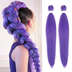 Beyond Beauty Long Purple Braiding Hair 30 Inch