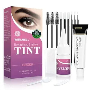 Lash & Brow Color Kit, Black Eyelash & Eyebrow Color Kit, 7ml