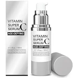 Super Vitamin C Serum for Women over 70, Wrinkle Cream for Face, Anti Aging Cream, Hydrates, Softens, Lifts and Firms Super Vitamin C Serum 30ml