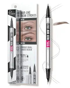 Pudaier Eyebrow Pen, Dual-Tip Microblading Brow Pen, Natural Strokes