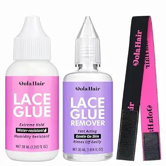 Dolahair Lace Wig Glue Kit - Lace Front Adhesive for Wigs (Glue Kit-3pcs)