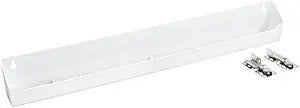 Rev-A-Shelf 24" Plastic Tip-Out Tray Organizer for Sink Base Cabinets, Home Kitchen and Bathroom Organization, Min Opening Width 26.5", White, LD-6591-24-11-1