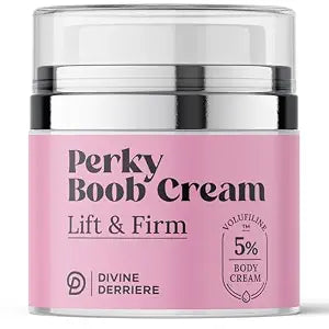 Divine Derriere Perky Body Cream - Lift & Firm Skin Tightening Cream for Body - Moisturizing Chest Firming Cream with Volufiline Helps Tighten Saggy Crepey Skin for a Perkier Look & Toned D��collet��