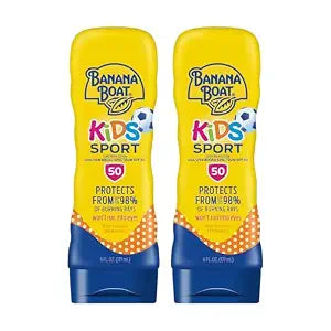 Banana Boat Kids Sport Lotion, SPF 50+, 6oz each, Twin Pack