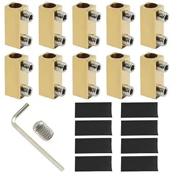 Bonsicoky 4 Gauge Wire Connectors, 10 Pcs, 4 AWG