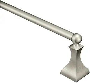 Moen DN8318BN Retreat 18-Inch Single Towel Bar, Brushed Nickel