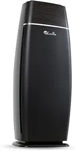 LivePure LP260TH-B Sierra Series True HEPA Digital Tall Tower Air Purifier for Home Captures Allergens, Smoke, Pollen, Mold, Dust Mites, Pet Hair, Energy Star Certified, Mahogany/Black