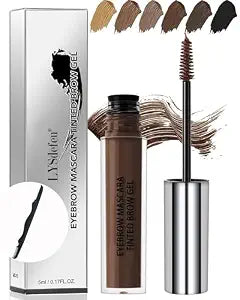 Tinted Eyebrow Gel Kit, Dark Brown Waterproof Eye Brow Tinting for Women