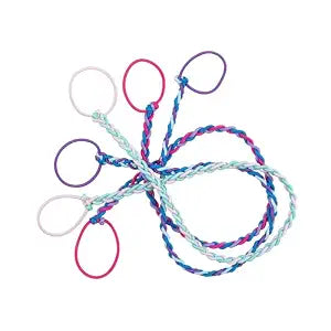 Rip Tie Regular Soft Tangle-Free Hair Tie for Women, Nylon Hair Elastic, Colorful Hair Accessory - As Seen on Shark Tank - 3 Pack Multicolor