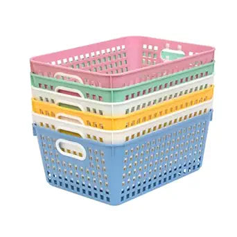 Really Good Stuff Large Baskets - 6 Pack - Bold Vibes