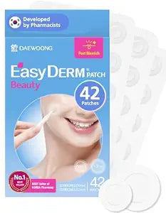 EasyDerm Beauty Hydrocolloid Pimple Patch 1 Pack(42ea) - Korean Acne Care