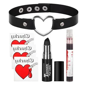 Go Ho Horror Bride Body Paint Makeup Set, Halloween Gothic Costume Kit