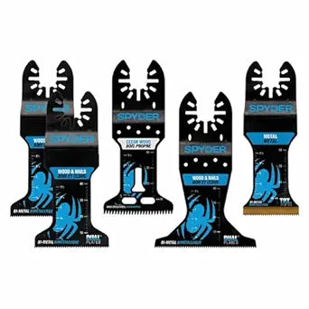 Bi-Metal Wood and Metal Cutting Oscillating Tool Blade 5-Pack