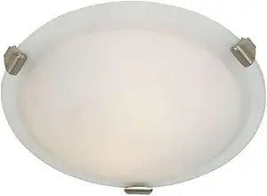 Artcraft Lighting Clip Flush Medium Round Flush Mount Light, Brunito