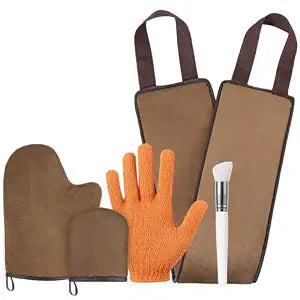 Luxspire 5 Piece Self Tanning Mitt, Self Tanner Mitt