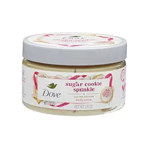 Dove Sugar Cookie Sprinkle Body Scrub Exfoliating Body Polish, 3.5 oz, PETA Approved Vegan, Moisturizing Skin Exfoliator