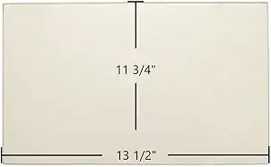 EasyFire EF5001U-B Ceramic Glass Panel Γ 13 1/2" x 11 1/4" Replacement (110499)