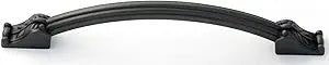 Alno D1476-8-BRZ Fiore Traditional Appliance Pull, Bronze