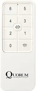 quorum lighting 8-1400 Ceiling Fan DC Remote with Dip Switch