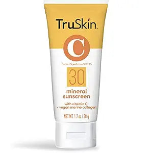 TruSkin SPF 30 Mineral Face Sunscreen with Zinc Oxide, 1.7 fl oz