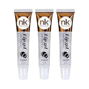 NICKA K NEW YORK, Hydrating Lip Gel, Non-Sticky Gloss, 3-Pack