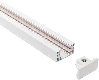 mirrea White H Type 4-feet Track for Ceiling Track Lighting