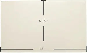 Carolina Spirit Door Glass Replacement Γ 12" x 6 1/2" High-Temperature Ceramic Glass Panel (12 * 612 Glass)