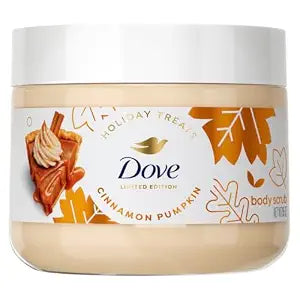Dove Cinnamon Pumpkin Pie Body Scrub Exfoliates & Moisturizes Skin 15 OZ