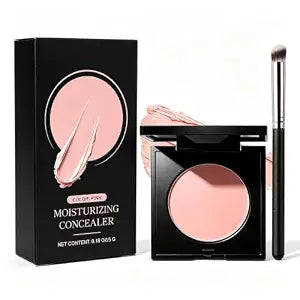 Luminance Under Eye Concealer, Pink Under Concealer, Waterproof, Covers Dark Circles, Moisturizing and Blending, Peach-Colored Eye Cream, Effectively Covers Dark Circles