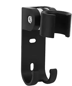 Shower Head Holder, Removable Handheld Shower Head Holder Adjustable Aluminum Wall Mounted Head Holder Bracket with Installation Screws Suitable for Bathroom