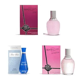 Sandora Fragrances Women's Perfume 3-Pack – Eau de Parfum – Three Full-Size 100 ml Bottles – Fresh Clean + Fresh Floral + Warm Floral