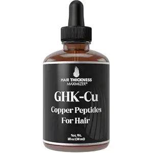 2-in-1 GHK-Cu Copper Peptides for Hair Growth. Potent Ghkcu Topical 1oz
