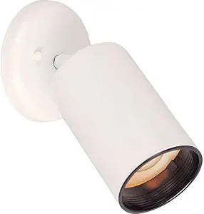 Maxim Lighting Spots 1-Light Flush Mount | White Finish | Transitional Flush Mount | Ideal for Bedrooms, Hallways & Entryways | Dimmable | 92010WT
