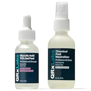 QRxLabs 70% Glycolic Acid Gel Peel & Neutralizer Set