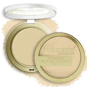 Bellapierre Pressed Banana Setting Powder ï¿½ï¿½ï¿½ Compact Color-Correcting Banana Powder, Matte Translucent Finish, Under-Eye Brightening Baking Powder, Talc-Free, Lightweight ï¿½ï¿½ï¿½ Light