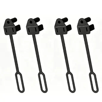4-Pack Silicone Weatherproof Outdoor Plug Cover for 2 & 3 Prong Plugs
