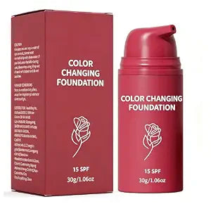 Korean Color Changing Foundation, All Skin Tone Adapt Foundation for Women