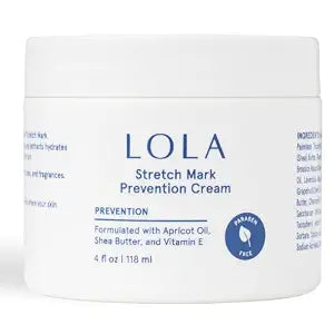 LOLA Stretch Mark Prevention Cream, 4 Fl Oz, Pack of 1