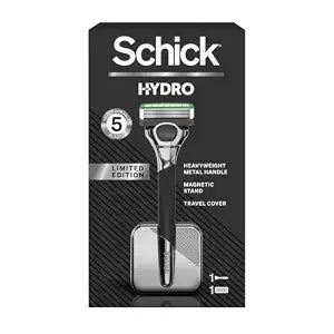 Schick Hydro Limited Edition 5-Blade Razors for Men, Handle & Stand