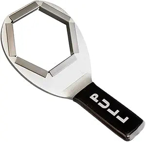 BILLET SPECIALTIES Center Cap Removal Wrench, Rubber Grip, Steel, Zinc Oxide, SLD89 / Legacy II/Vintec/Vintec Dish Wheels, Each