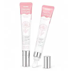 Nuliie 2-Packs Nipple Cream for Nursing, with Ceramic Applicator,1.48 fl oz