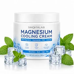 Magnesium Cream Freeze with Niacinamide, Cooling Magnesium Lotion