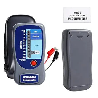 M500 Megohmmeter Portable Insulation Tester, with Soft Tool Kit