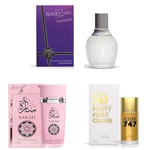 Sandora Fragrances Women's Perfume 3-Pack – Eau de Parfum – Three Full-Size 100 ml Bottles – Sweet + Modern + Expressive + Soft + Rich + Everyday + Statement Fragrance